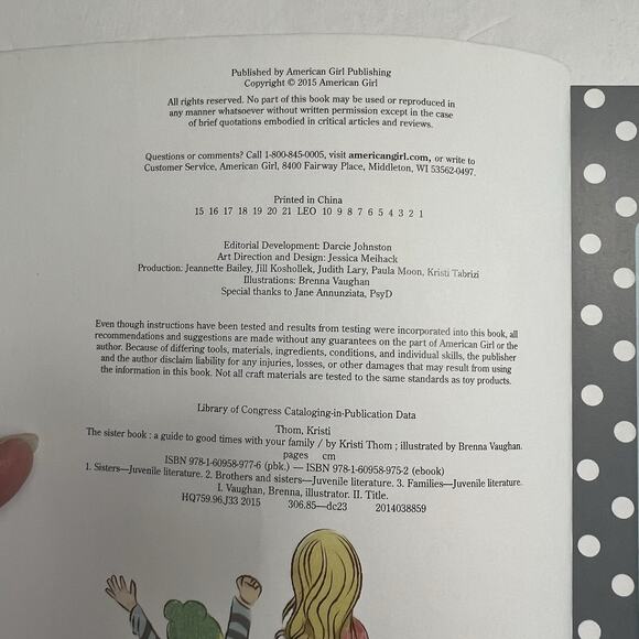 Set of 2 American Girl Books The Sister Book and School Rules Paperback - Picture 4 of 12
